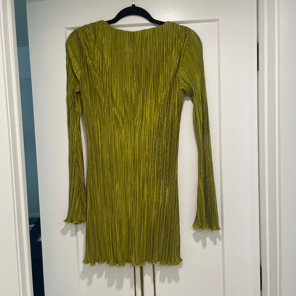 Hello Molly Besties Meet Mini Dress XS in Olive - Picture 7 of 12